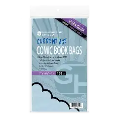 Shield Resealable Bag for Current Comic Books (Wide Size)  7 x 10.5"