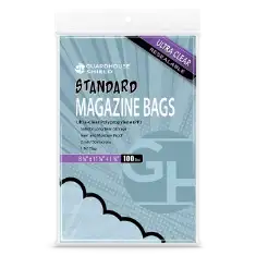 Shield Resealable Bag for Magazines - 8 3/4 x 11 1/8"