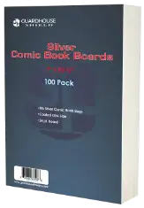 Silver Comic Book Backing Boards (7 x 10 1/2) - 100 Pack