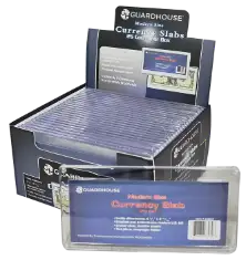 Paper Money Slab for Modern U.S. Currency - Currency Holder