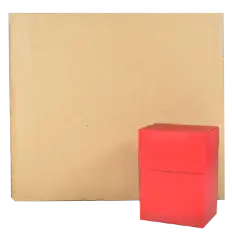 Bulk Flip-top Card Box - Red