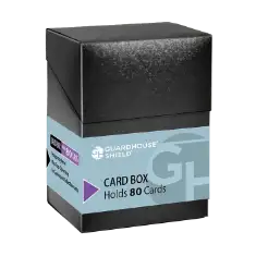 Flip-top Card Box - Black