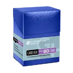 Flip-top Card Box - Blue