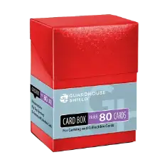 Flip-top Card Box - Red