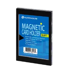 1 Card Magnetic Card Holder - Black Borders