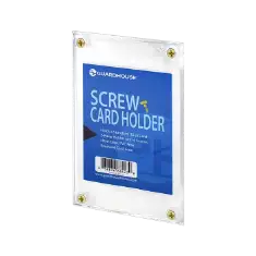 Screw Card Holders - Recessed 1/4"