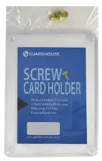 1 Trading Card 4 Screw Card Holder 35pt - Clear