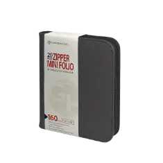Mini 4 Pocket Zipper Folio for Trading Cards
