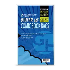 Coretek Comic Book Bag (2mil BoPET) - Silver