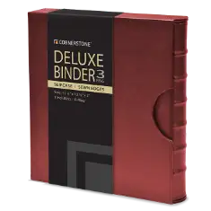 Cornerstone Regular Capacity 3 D-ring Binder & Slip Case (Burgundy)
