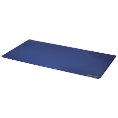 Desk Mat with Stitched Edges - 14 x 24 (Cobalt Blue)
