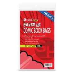Shield OPP - Silver Comic Book Bags - Premium OPP Comic Bags