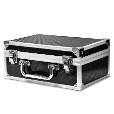 Falcon Series 30 Slab Box - Front Handle - Diamond Pattern / Black