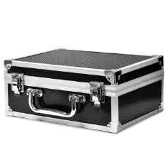 Falcon Series 36 Slab Box - Front Handle  - Diamond Pattern / Black