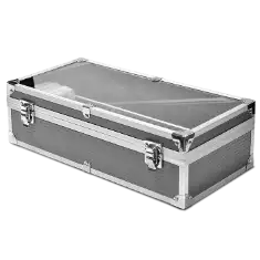 Falcon Series 50 Slab Box - Clear Top - Graphite