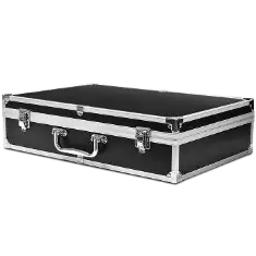 Falcon Series 100 Slab Box  - Front Handle  - Black Pleather