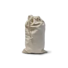 10 oz Canvas Money Bag with Draw String - 5.5 x 9.5