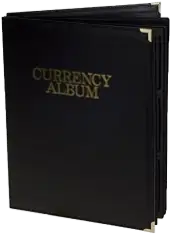 HE Harris Deluxe Currency Album  - Large Notes