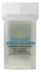 Coretek Modern Currency Sleeve 6 1/2 x 3  - 50 pack