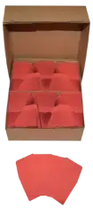 Paper Coin Envelope, Red - Qty: 500