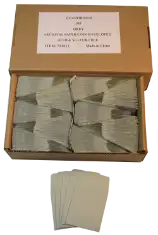 Paper Coin Envelope, Grey - Qty: 500