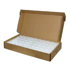 Half Dollar 30.6mm Bulk Direct-Fit / M Ring-Fit EvoCore Coin Holders. 250 count box.