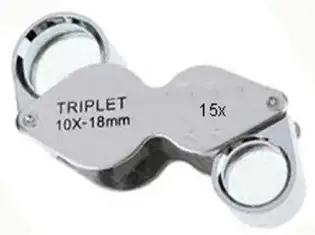 10x & 15x Twin Lens Triplet Loupe