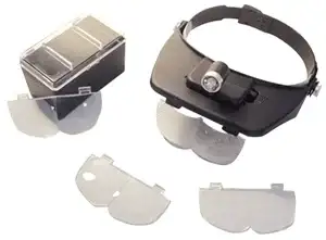 Versatile Headband Magnifier With LED Lighted