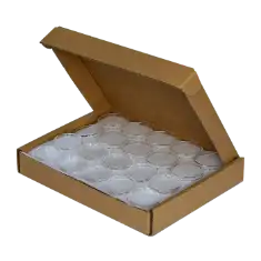 Small Dollar 26.5mm Direct-Fit EvoCore coin holders - (S dia Ring Fit) / 50 per box.