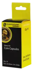 Small Dollar (26.5mm) Direct-Fit EvoCore Coin Capsules - 10 Pack