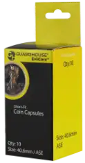 American Silver Eagle (40.6mm) Direct-Fit EvoCore Coin Capsules - 10 Pack