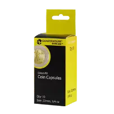 1/4 oz Gold Eagle Direct-Fit EvoCore Coin Capsules - 10 Pack