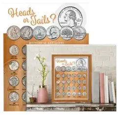 Whitman Deluxe Coin Board: Quarter