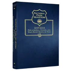 2019-2021 National Park Quarter Album P,D,WP Mints