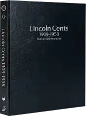 Lincoln Cents 1909-1958, Date & Mintmark Set P, D & S (Black)