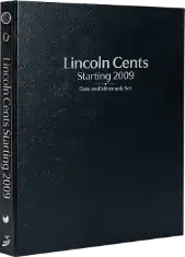 Lincoln Cents Starting 2009, Date & Mintmark Set P, D, S & W (Black)