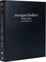 Morgan Dollars 1892-1921, Date & Mintmark Set P, D, CC, O & S (Black)