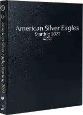 American Silver Eagles Starting 2021, Date Set P, S & W (Black)