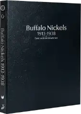 Buffalo Nickels 1913-1938, Date & Mintmark Set P, D & S (Black)