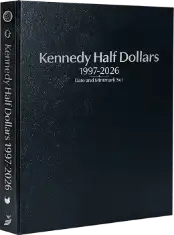 Kennedy Half Dollars 1997-2026, Date & Mintmark Set P, D & S (Black)