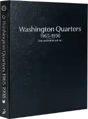 Washington Quarters 1965-1998, Date & Mintmark Set P, D & S (Black)