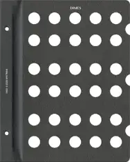 Blank Page, Dime (Black)