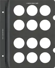 Blank Page, Large Dollar (Black)