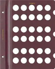 Blank Page, Nickel (Burgundy)