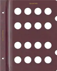 Blank Page, Quarter (Burgundy)