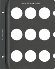 Blank Page, Silver Eagle (Black)