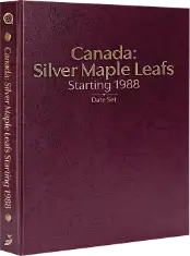 Canada Silver Maple Leafs: Starting 1988 Date Set (Burgundy)