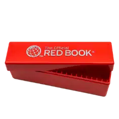 Official Whitman Universal Slab Box - Holds 20 Slabs - Red