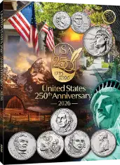 Official Whitman Folder - Single Mint 2026 - 250th America Celebration
