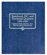 Statehood Quarters Album, 1999-2009, P&D with U.S. Territories and District of Columbia